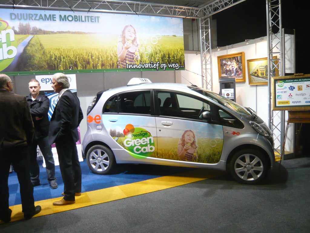 Prestige, GreenCab, Taxi-Expo, elektrische taxi