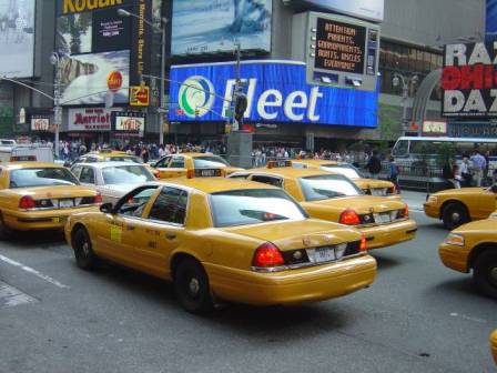 New York, Yellow Cab, taxi, VS