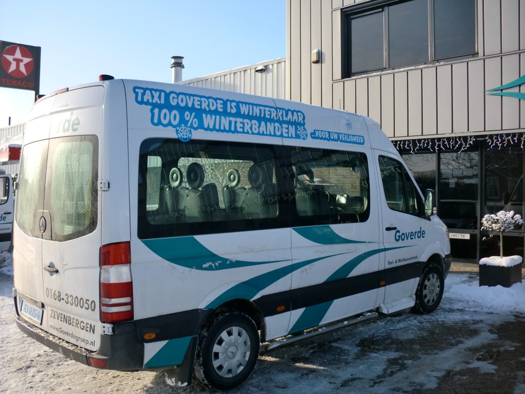 winterbanden, taxibus, Taxi Goverde, Zevenbergen, taxi