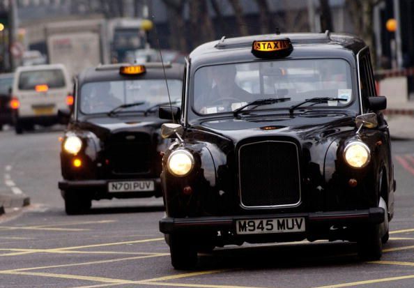black cab, taxi, Londen