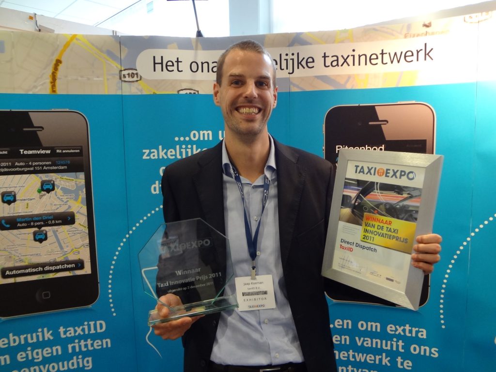 taxiID, Jaap Koeman, TIP, Taxi Innovatie Prijs