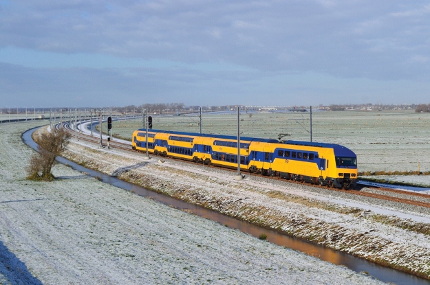 trein, NS, winter