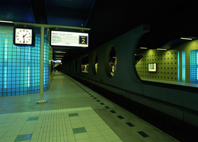 Station Blaak, Rotterdam, spoortunnel