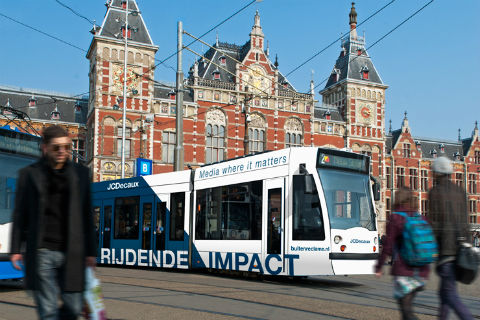 GVB, tram, Centraal Station, Amsterdam
