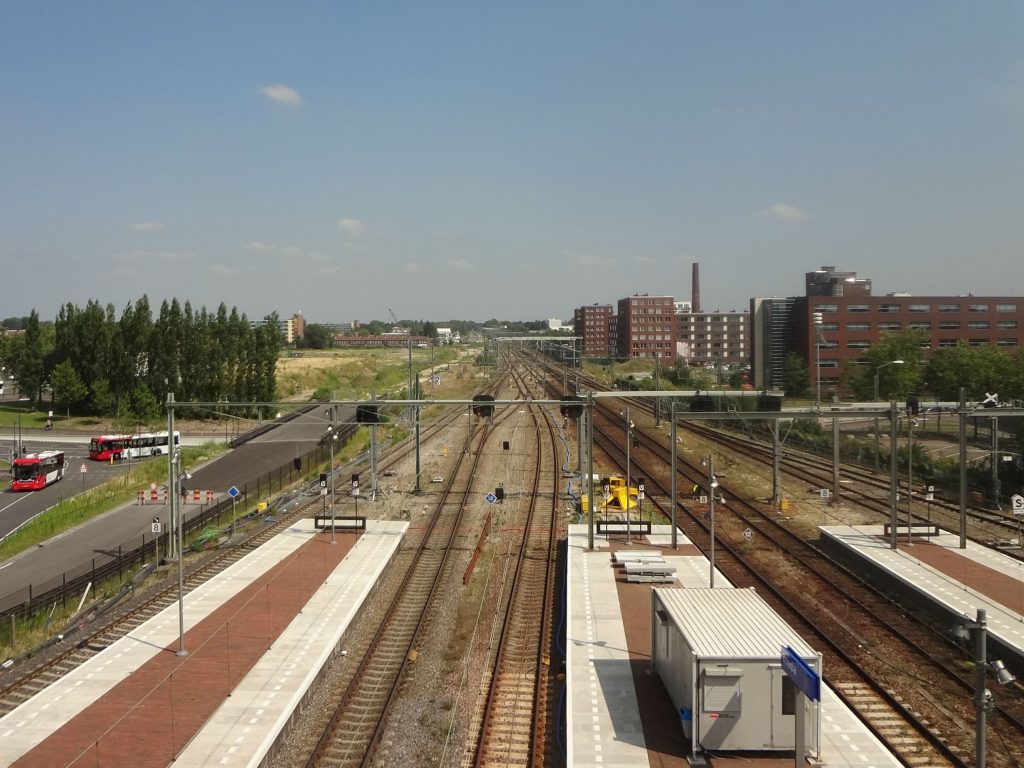 Spoor, rails, station, Breda