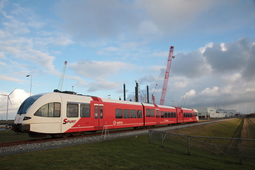 Arriva, trein, Eemshaven, foto: provincie Groningen