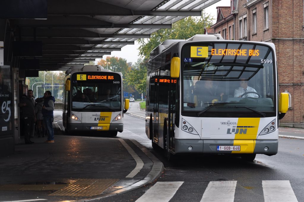 Elektrische bussen, De Lijn, Brugge