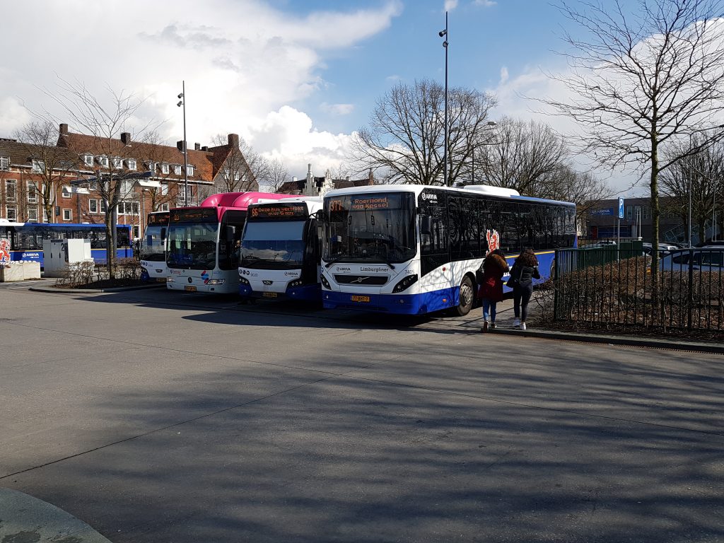 Bussen van Arriva in Limburg, Volvo, VDL, Mercedes