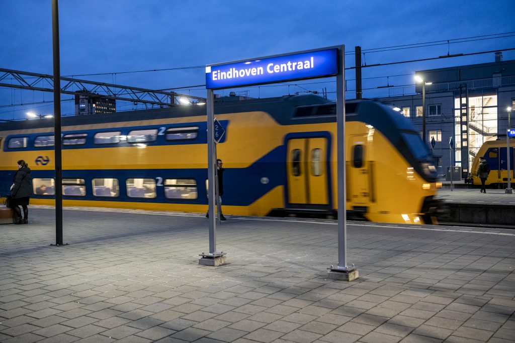 Basisdienstregeling, intercity op Eindhoven Centraal (bron: NS)