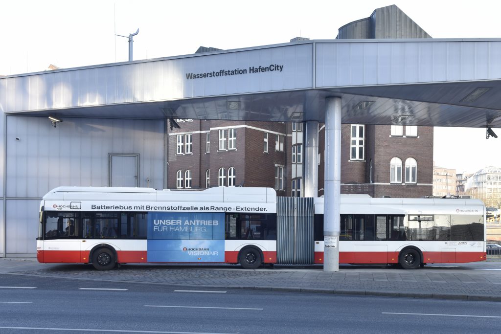 Waterstofbus (Bron: Hamburger Hochbahn)
