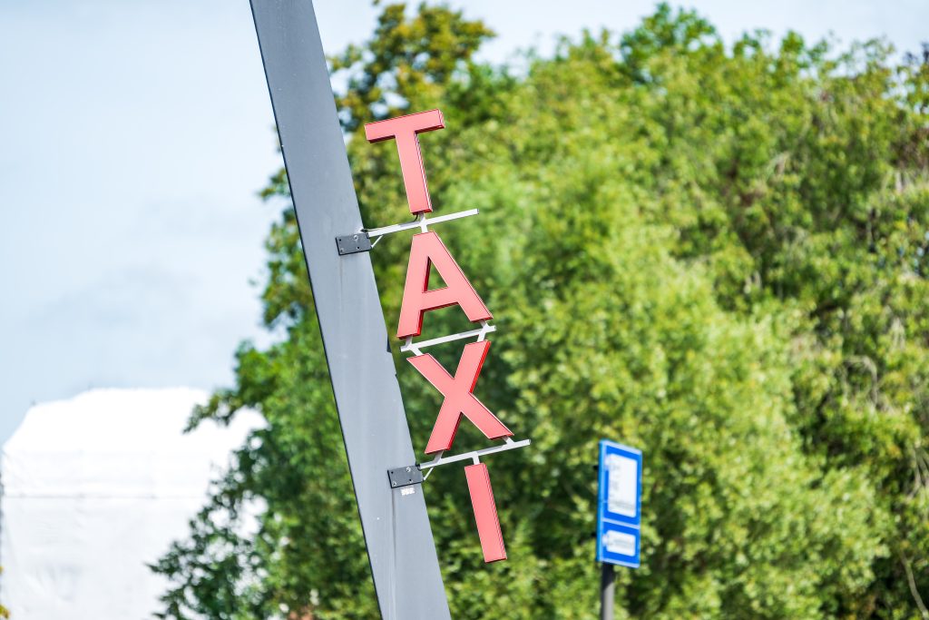 Taxistandplaats in Groningen