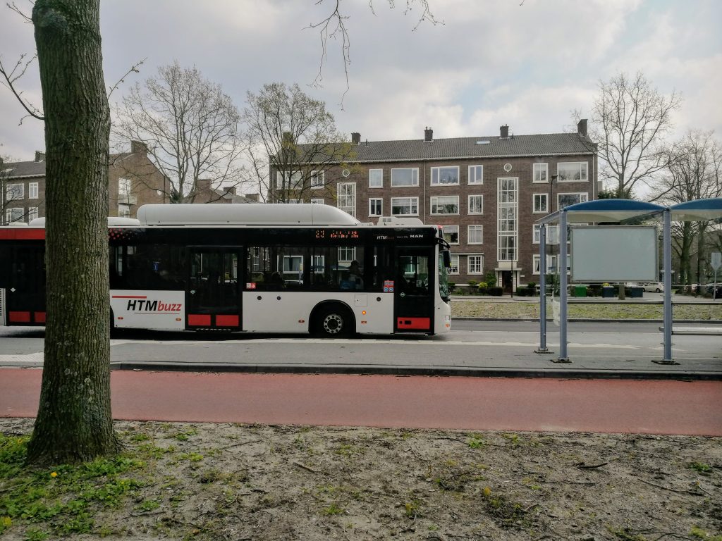 Beeld: een bus van HTM in Rijswijk