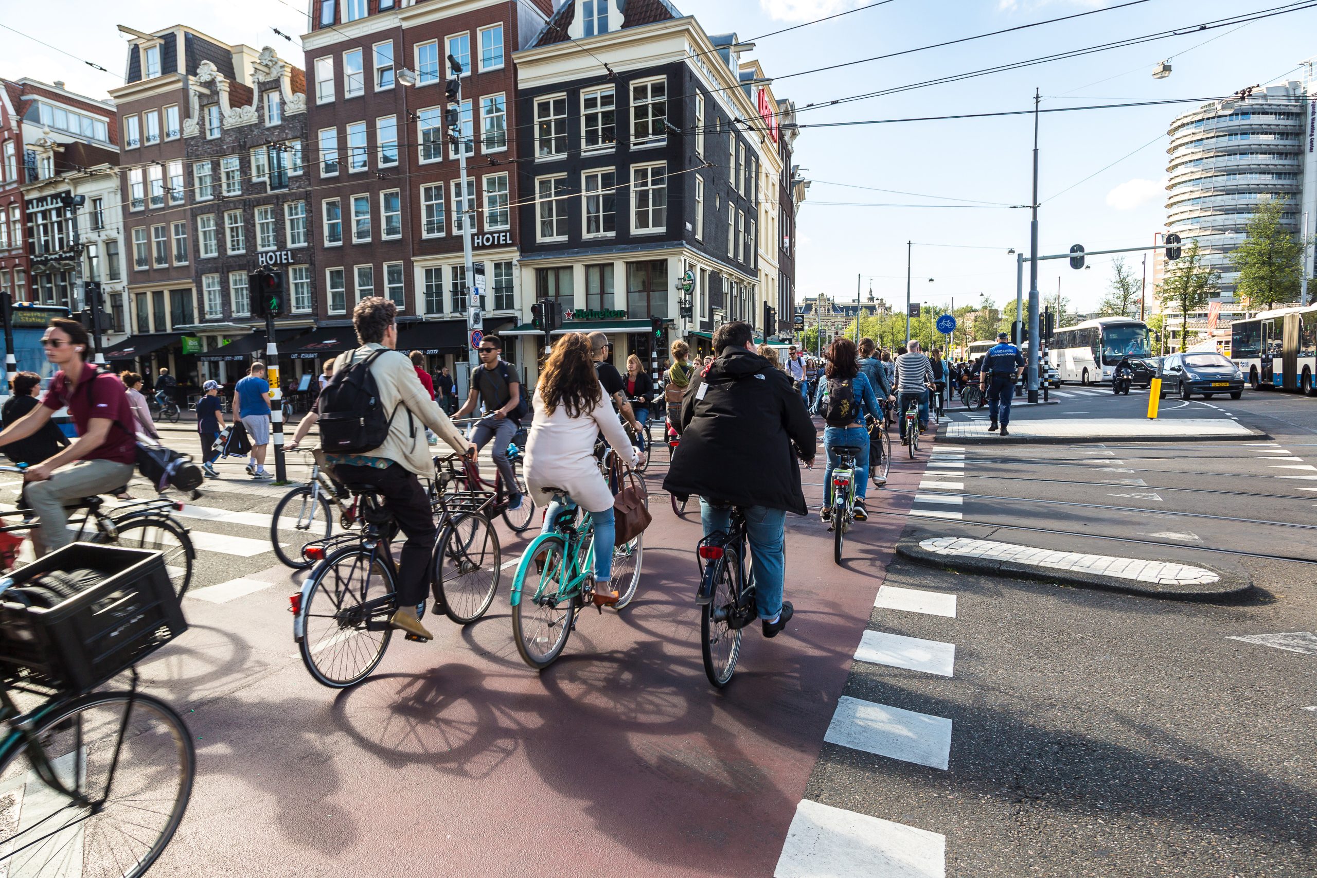 Beeld: fietsers Amsterdam